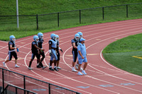Blue and Black Scrimmage - Aug 6 - Players - Action shots and Athletic Trainers