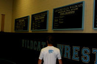 Mac Cafurello - saying good-bye to CVHS and the wrestling room...