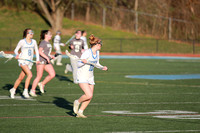 Lacrosse Girls JV and Varsity - Monday the 18th - cold and windy but photogenic!