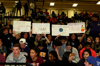 Fans in the Stands Basketball vs Oakton!