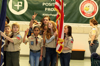 Boy Scout Blue and Gold ceremony!